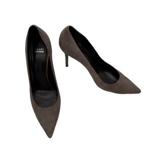 Stuart Weitzman tan  suede platform pumps, size 11 , high heel, Nude, RL 85526